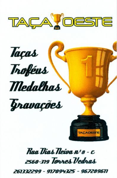 TaçaOeste - Taças, Medalhas, Gravações