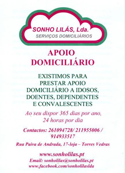 Sonho Lilás - Apoio Domiciliário