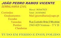 Serralharia Civil - João Pedro R Vicente