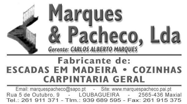 Marques & Pacheco, Lda - Escadas em Madeira