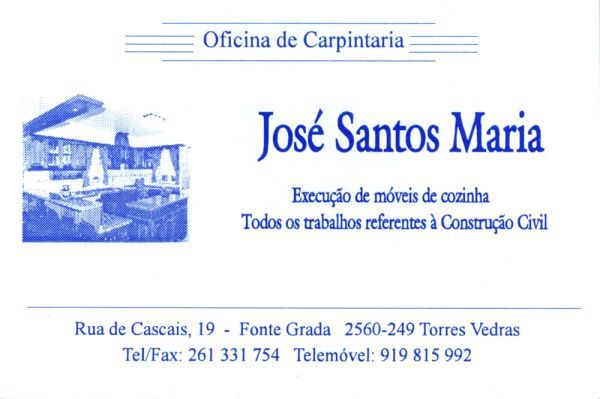 José S. Maria - Fabrico de Móveis Cozinha e Construção Civil