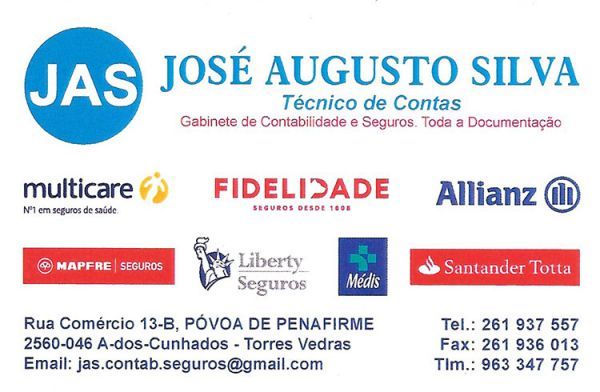 JASGAV - José Augusto Silva - Contabilidade e Seguros